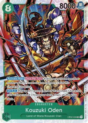 Kouzuki Oden, Paramount War