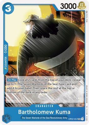 Bartholomew Kuma, Paramount War