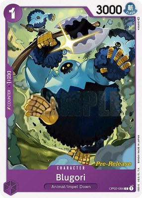 Blugori, Paramount War Pre-Release Cards