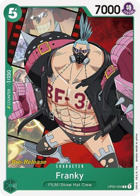 Franky, Paramount War Pre-Release Cards