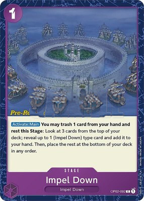 Impel Down, Paramount War Pre-Release Cards