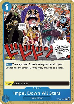 Impel Down All Stars, Paramount War Pre-Release Cards