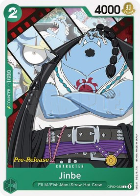 Jinbe, Paramount War Pre-Release Cards