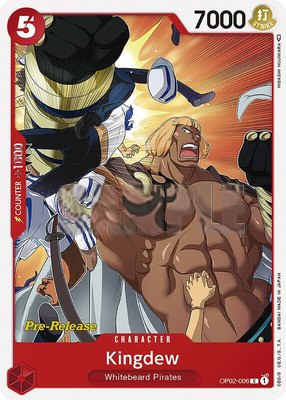 Kingdew, Paramount War Pre-Release Cards