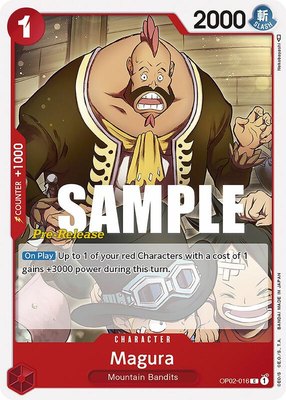 Magura, Paramount War Pre-Release Cards
