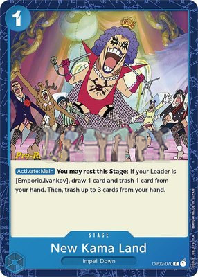 New Kama Land, Paramount War Pre-Release Cards