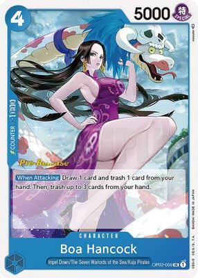 Boa Hancock, Paramount War Pre-Release Cards