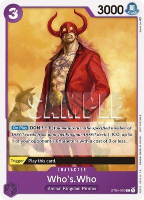 Who's.Who (Tournament Pack Vol. 3) [Participant], One Piece Promotion Cards