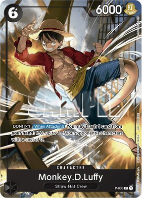 Monkey.D.Luffy (Pirates Party Vol. 3), One Piece Promotion Cards