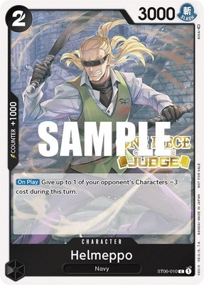 Helmeppo (Judge), One Piece Promotion Cards