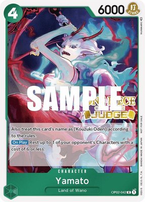 Yamato (Judge), One Piece Promotion Cards