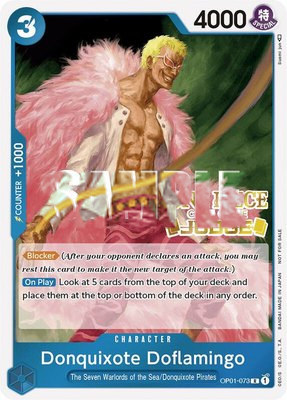 Donquixote Doflamingo (Judge), One Piece Promotion Cards