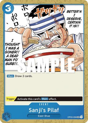 Sanji's Pilaf, Pillars of Strength