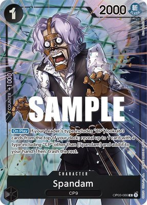 Spandam (Alternate Art), Pillars of Strength
