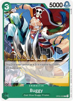 Buggy (032), Pillars of Strength Pre-Release Cards