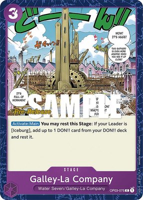 Galley-La Company, Pillars of Strength Pre-Release Cards