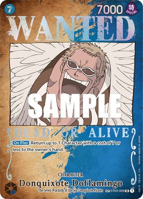 Donquixote Doflamingo (Wanted Poster), Pillars of Strength