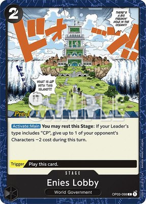 Enies Lobby, Pillars of Strength Pre-Release Cards