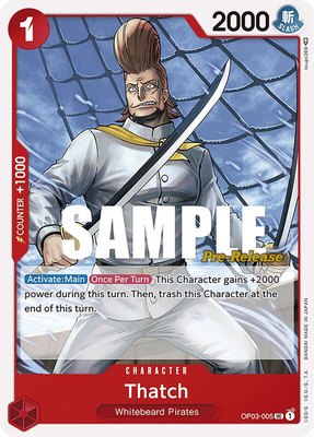 Thatch, Pillars of Strength Pre-Release Cards