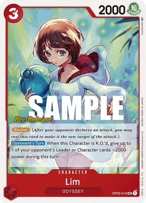 Lim, Pillars of Strength Pre-Release Cards