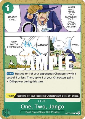 One, Two, Jango, Pillars of Strength Pre-Release Cards