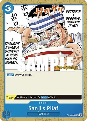 Sanji's Pilaf, Pillars of Strength Pre-Release Cards