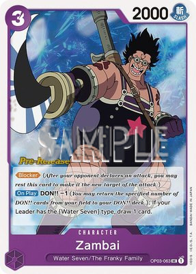 Zambai, Pillars of Strength Pre-Release Cards