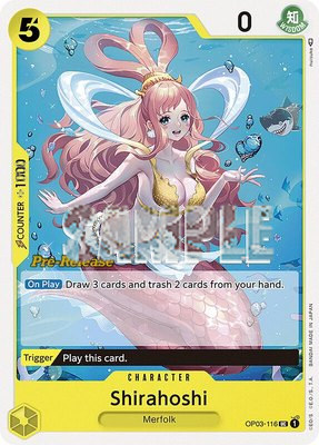 Shirahoshi, Pillars of Strength Pre-Release Cards