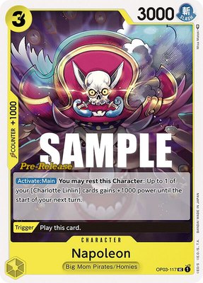 Napoleon, Pillars of Strength Pre-Release Cards