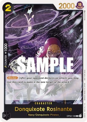 Donquixote Rosinante (Store Championship 2023 Participation Pack Vol.1), One Piece Promotion Cards