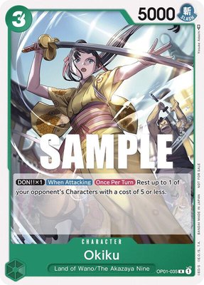 Okiku (Tournament Pack Vol. 4), One Piece Promotion Cards