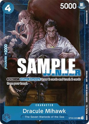 Dracule Mihawk (Winner Pack Vol. 4), One Piece Promotion Cards