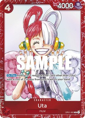 Uta (Premium Card Collection -ONE PIECE FILM RED Edition-), One Piece Promotion Cards