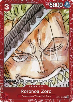 Roronoa Zoro (Premium Card Collection -ONE PIECE FILM RED Edition-), One Piece Promotion Cards