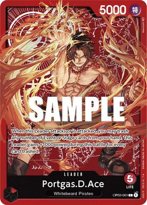Portgas.D.Ace (Special Goods Set -Ace/Sabo/Luffy-), One Piece Promotion Cards