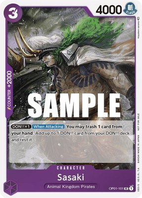 Sasaki (Event Pack Vol. 2), One Piece Promotion Cards