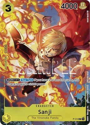 Sanji (Event Pack Vol. 2), One Piece Promotion Cards