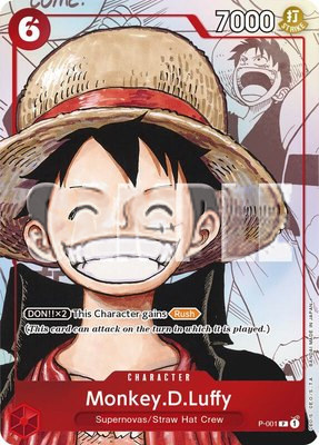 Monkey.D.Luffy (Alternate Art), One Piece Promotion Cards
