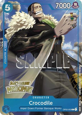 Crocodile (Online Regional 2023) [Participant], One Piece Promotion Cards