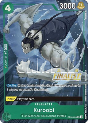 Kuroobi (Online Regional 2023) [Finalist], One Piece Promotion Cards