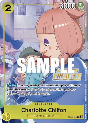 Charlotte Chiffon (Online Regional 2023) [Finalist], One Piece Promotion Cards