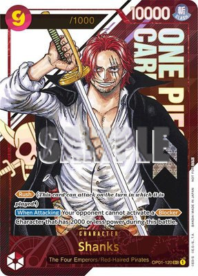Shanks (Championship 2023) [Serial Number], One Piece Promotion Cards
