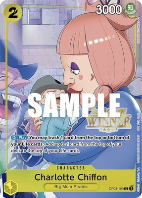 Charlotte Chiffon (Online Regional 2023) [Winner], One Piece Promotion Cards