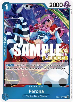 Perona (Judge Pack Vol. 2), One Piece Promotion Cards