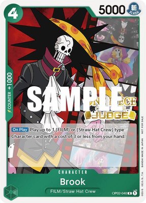Brook (Judge Pack Vol. 2), One Piece Promotion Cards