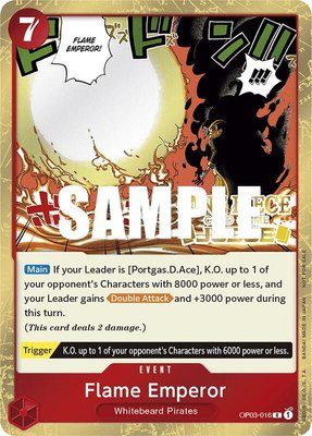 Flame Emperor (Judge Pack Vol. 2), One Piece Promotion Cards