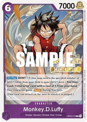 Monkey.D.Luffy (Judge Pack Vol. 2), One Piece Promotion Cards