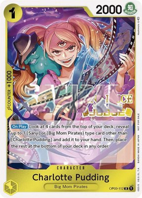 Charlotte Pudding (Judge Pack Vol. 2), One Piece Promotion Cards