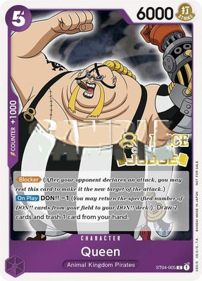 Queen (Judge Pack Vol. 2), One Piece Promotion Cards