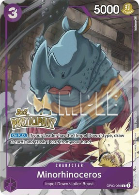 Minorhinoceros (Offline Regional 2023) [Participant], One Piece Promotion Cards